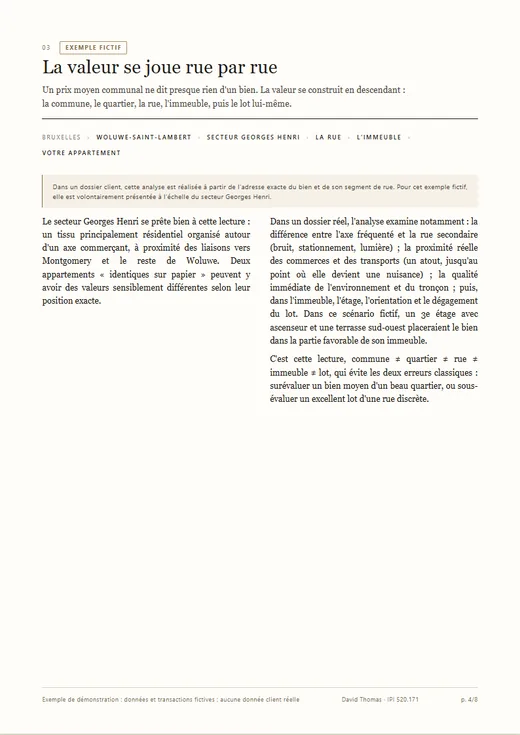 Exemple d'analyse de micro-localisation